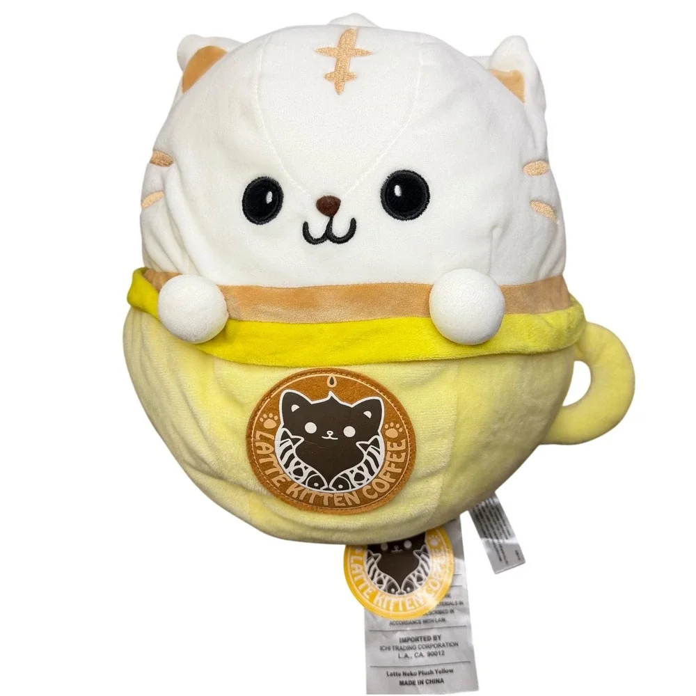 Ichi Trading Latte Neko Plush Toy Unisex‎ 11